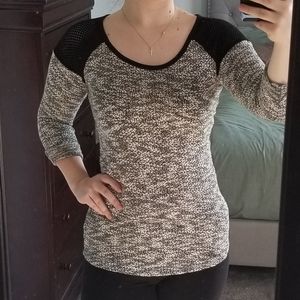 Black & White Long Sleeve Shirt